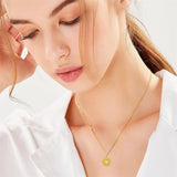 You are My Sunshine Sunflower Necklace for Women 925 Sterling Silver Mustard Seed Pendant Necklace Faith Jewelry for Women Christmas