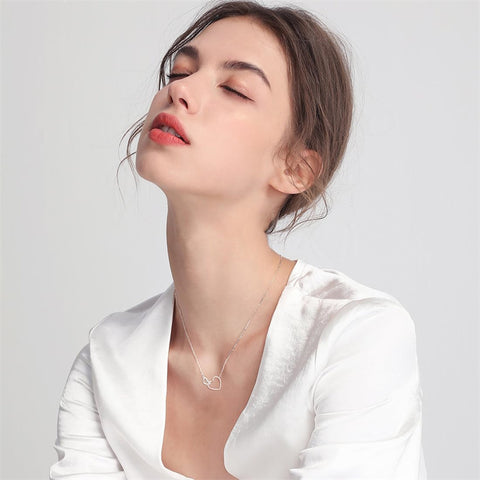 10K 14K 18K Solid Gold Heart Pendant Necklace Mothers Day Gift