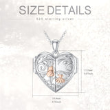 Sterling Silver Personalized Photo Mother Daughter Sister Pendant Necklace