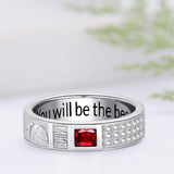 Sterling Silver 2025 Personalized Pattern Graduation Ring Gift for Graduates