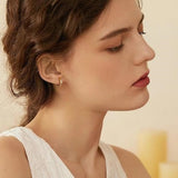 14K Gold Plated Hoop Earring for Women
