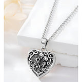 Sterling Silver Personalized Father and Daughter Mother and Daughter  Skull Photo Locket Necklace