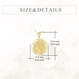 14K Gold St Christopher St Florian St Joseph St Jude St Michael St Patrick Pendant Necklace