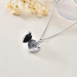 Sterling Silver Personalized Photo & Engraved Cat Urn Necklace for Ashes