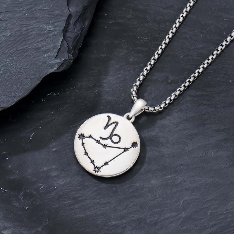 Sterling Silver Constellation Celestial Pendant Necklace Astrology Jewelry Birthday Gifts Christmas