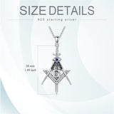 Sterling Silver Medieval Sword Dagger Pendant Necklace