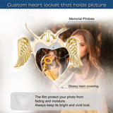 10K 14K 18K Solid Gold Heart Personalized Photo Starburst Cross Rose Wings Butterfly Turtle Celtic Pendant Necklace