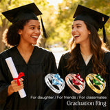 Sterling Silver Personalized High School Class Ring for Women