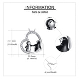 Sterling Silver Penguin Pendant Necklace