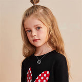 Dalmatian Dog Necklace S925 Sterling Silver Heart Pendant Necklaces Jewelry Gifts for Women Teen Girls Mum Girlfriends Birthday Gift