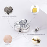 Pet Urn Necklace for Ashes Cremation Jewelry 925 Sterling Silver Memorial Necklace Urn  Keepsake Lockets Holder Pet Dog Ashes Necklace
