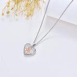 Sterling Silver Personalized Photo Mother Daughter Sister Pendant Necklace
