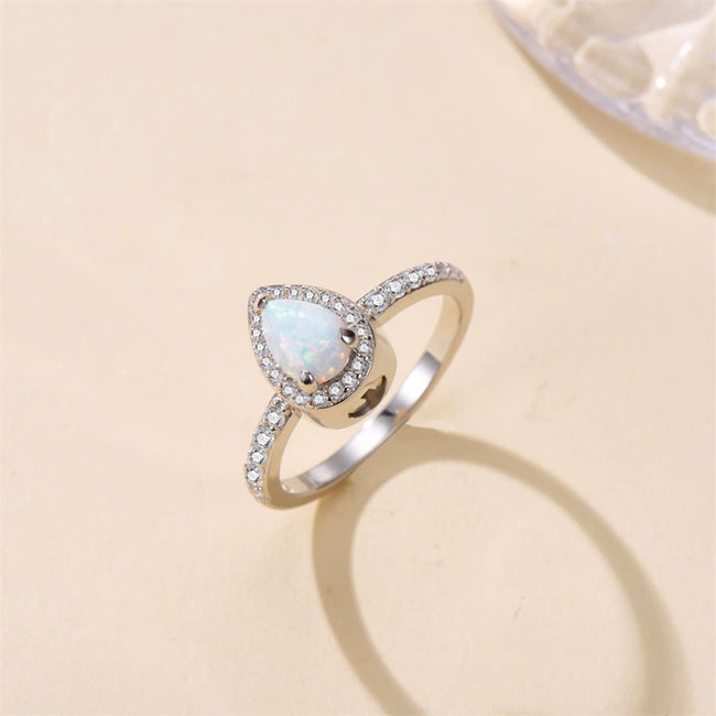 925 Sterling Silver Teardrop Urn Rings Hold Loved Ones Ashes Cz Cremation Memorial Ring Keepsake Jewelry for Women
