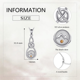 Mustard Seed Necklace Infinity ZC Opal Pendant Sterling Silver Jewelry for Women