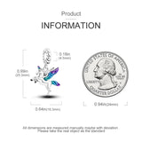 A Flying Horse 925 Sterling Silver Charms for Bracelets Bead Charm for Pandora Bracelet Dangle Charms Sunflower Charm Silver Charms Gifts
