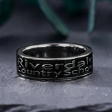 Sterling Silver Personalized  Birthstone High School College Class Ring Graduation Jewelry Gift for Graduates