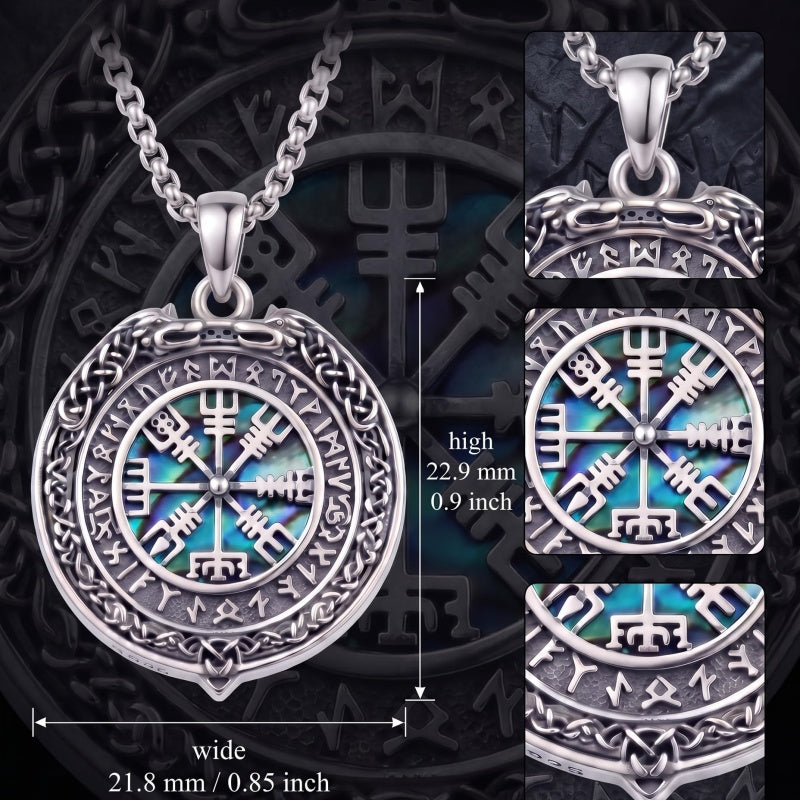 Sterling Silver Peace Sign Coexist Peace Symbol Pirate Tree of Life Thor's Hammer Wolf Raven Viking Series Necklace