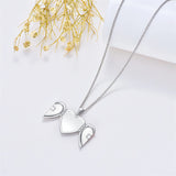 Sterling Silver Personalized Photo Mother Daughter Sister Pendant Necklace
