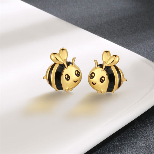 Bee Earrings Cute Baby Animal Stud Earrings Jewelry Gifts for Women Teens Girls