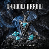 Malachite Turquoise Arrow Pendant Necklace for Men