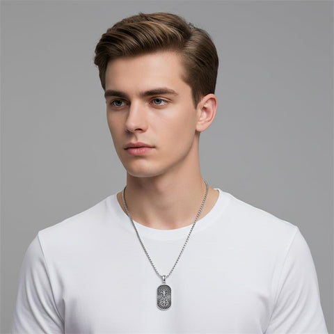 Sterling Silver Memento Mori Tree of Life Anubis Pendant Viking Amulet   Protection Pendant Necklace Egyptian Jewelry Christmas Birthday Gifts