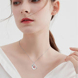 Sterling Silver Manatee Pendant Necklace