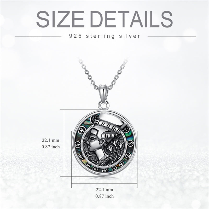 Sterling Silver Amulet Medal Viking Tree of Life Athena Lion Star of David Nefertiti Odin Raphael Pendant Necklace