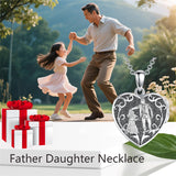 Sterling Silver Personalized Father and Daughter Mother and Daughter  Skull Photo Locket Necklace