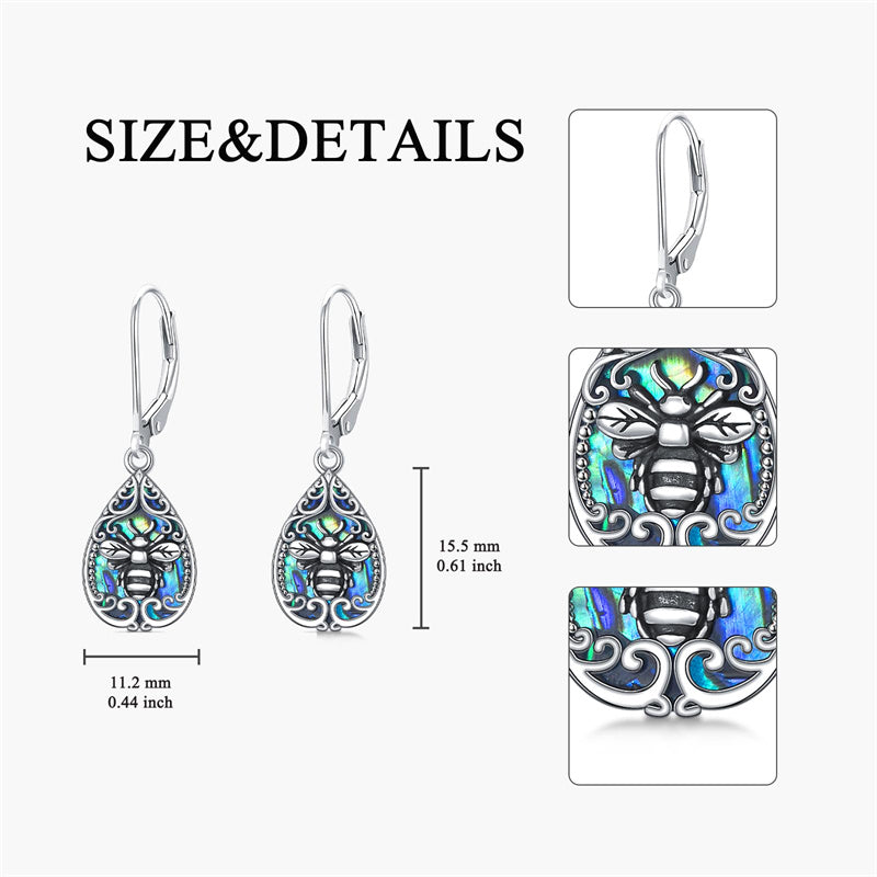 DAOCHONG S925 Sterling Silver Snowflake Jewelry Set - Necklace, Earrings, Bracelet, Ring For Women