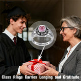 Sterling Silver Personalized Birthstone 2026 High School College Graduation Class Ring