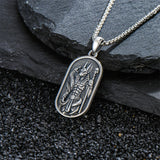 Sterling Silver Memento Mori Tree of Life Anubis Pendant Viking Amulet   Protection Pendant Necklace Egyptian Jewelry Christmas Birthday Gifts