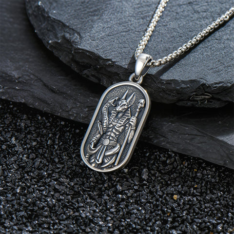 Sterling Silver Memento Mori Tree of Life Anubis Pendant Viking Amulet   Protection Pendant Necklace Egyptian Jewelry Christmas Birthday Gifts