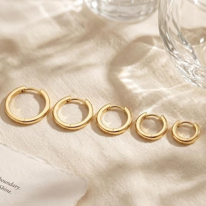 14K Gold Plated Hoop Earring for Women