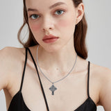 14K Gold Plated Celtic Vikin Cross Pendant Necklace Irish Jewelry Religious Protective Gift