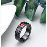 Sterling Silver Personalized Pattern Engraved Birthstone High School College Class Ring