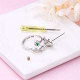 Sterling Silver Infinity Urn Ring Heart Shape Memorial Keepsake Locket Rings for Human/Pet Ash Memorial Jewelry