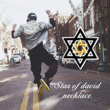 Star of David Necklace Sterling Silver Jewish Necklace for Men