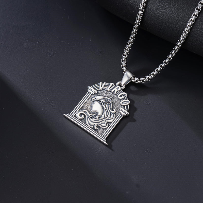 Sterling Silver Constellation Celestial Pendant Necklace