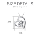 Sterling Silver Koala Pendant Necklace Engraved With  I Love You Forever