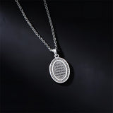 Sterling Silver St Anthony Francis Joseph Peregrine Raphael Sebastian Medal  Protection Pendant Necklace