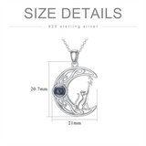 Cat Necklace Sterling Silver Personalized 100 Cat Neckalce Jewelry Cat Gift for Women Girls and Cat Lovers