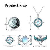 14K Gold Plated Turquoise Cross Pendant Necklace Western Jewelry for Women