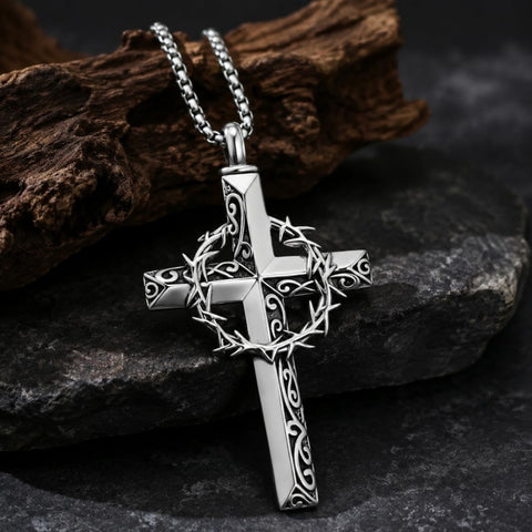 Sterling Silver Cross Hummingbird Cardinal  Rose Sunflower Urn  Necklace for Ashes Cremation Jewelry