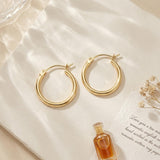 14K Gold Plated  Hoop Earrings for Women