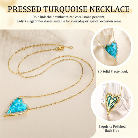 Sterling SilverTurquoise Red Coral Lapis Lazuli Malachite Paperclip Chain Necklace