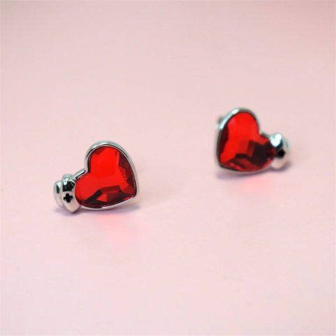 Sterling Silver Medical Symbol Studs Earrings