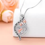 Sterling Sliver Yorkshire Corgi Labrador Pug Bulldog Paw Print Pendant Necklace