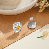 Sterling SilverHockeyBasketball Softball Football Volleyball Pickleball Soccer Baseball Tennis Stud Sport Earrings