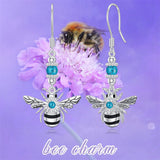 Sterling Silver Bee Butterfly Chicken Chihuahua  Dinosaur Frog Octopus Paw Print Platypus Dangle Earrings