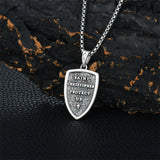Sterling Silver St Christopher Medal Protection Pendant Necklace